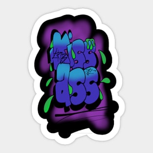 kiss ass Sticker